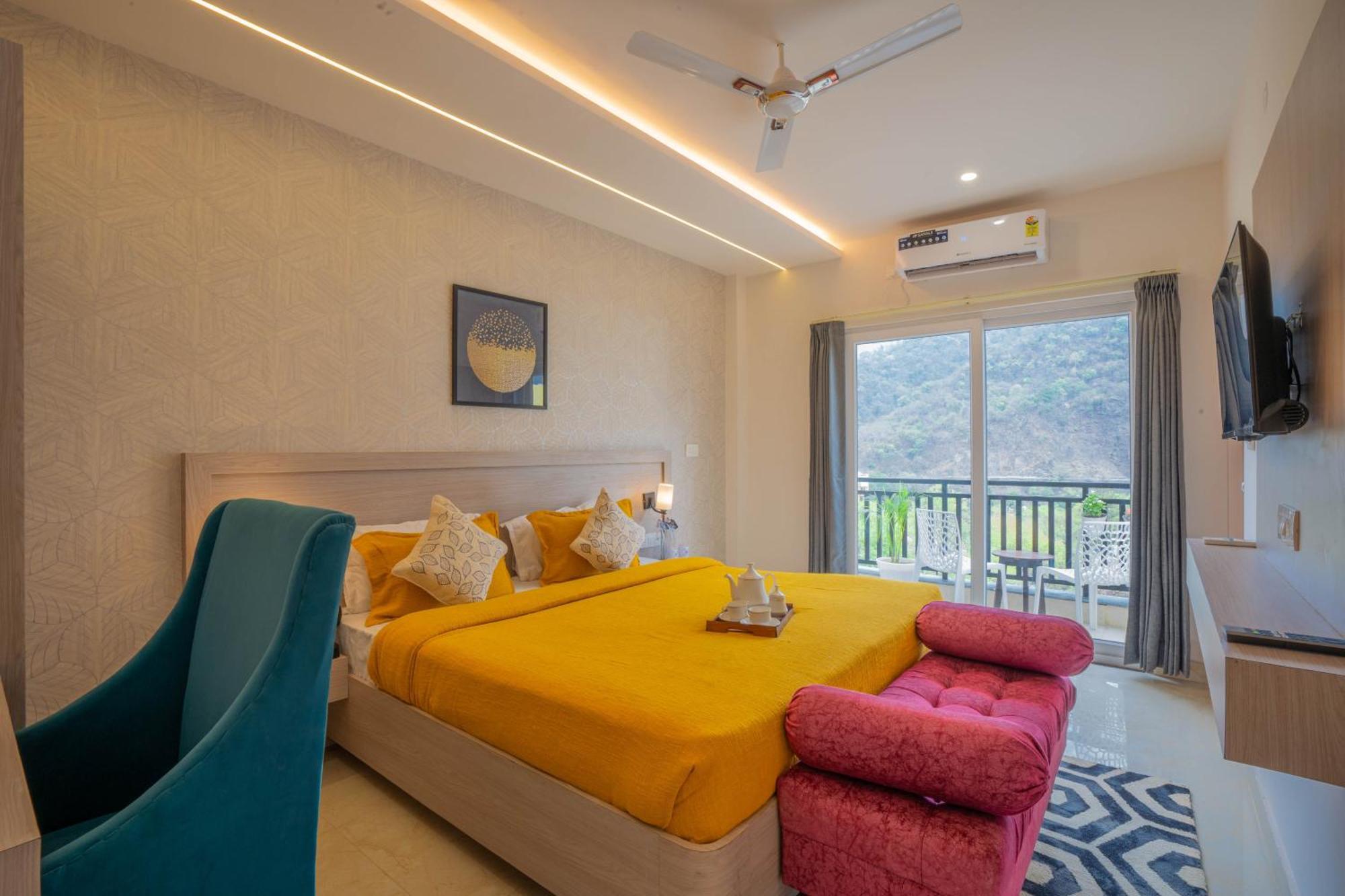 Perfectstayz Alpine Near Laxman Jhula Rishikesh Bagian luar foto
