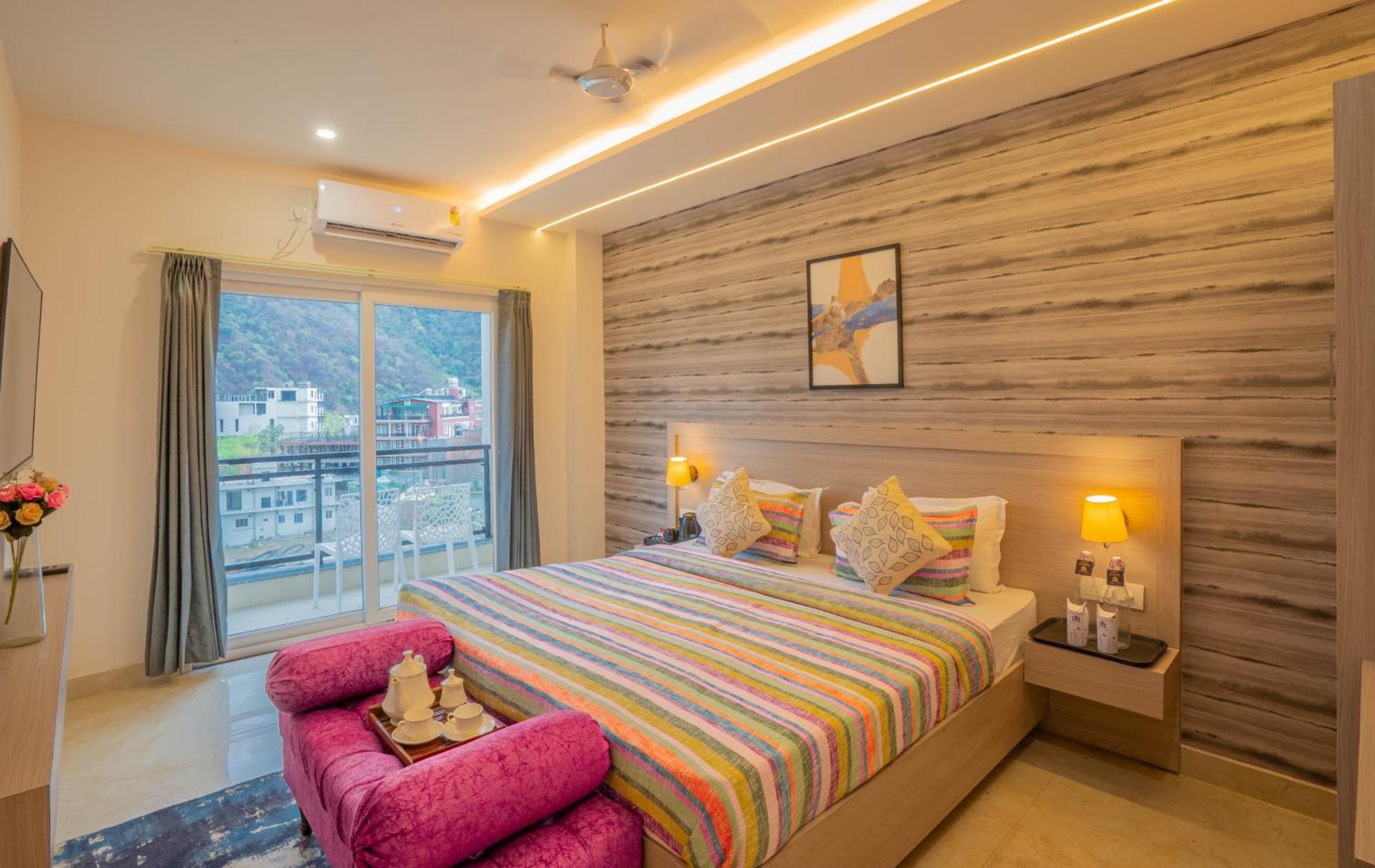 Perfectstayz Alpine Near Laxman Jhula Rishikesh Bagian luar foto